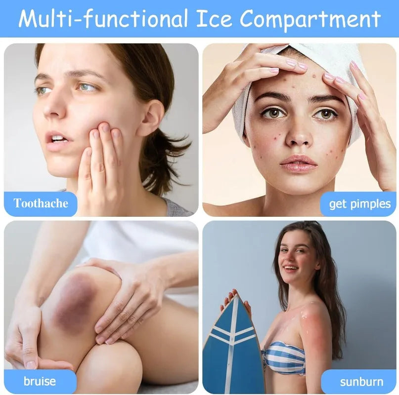 Ice Face Roller Ice Cube Beauty Massage Silicone Ice Mold For Eye Puffiness Ice Facial Roller Shrink Pores Multifunctional mold